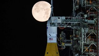 Mit der Mission "Artemis 2" sollen vier Astronauten bald in Richtung Mond fliegen.